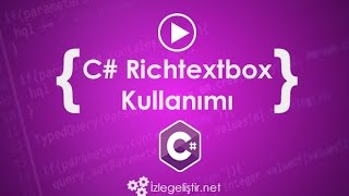 C Richtextbox Kullanımı [upl. by Britney]