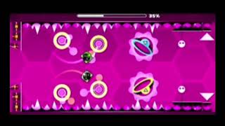 Hexagon force geometry dash 3 COINS  4K in Perfect Quality [upl. by Gloriane]