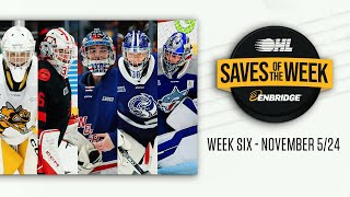 Enbridge OHL Saves of the Week Nov 5 2024 [upl. by Miriam]