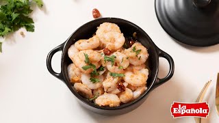 Receta Paso a Paso GAMBAS AL AJILLO 🍤 al Estilo Español  Cómo Hacerlas en SARTÉN [upl. by Stent692]