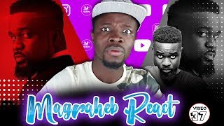 Sarkodie Is Back Magraheb reacts to his latest Legend video with Joey B [upl. by Annaear470]