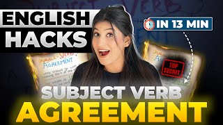 Subject verb Agreement🔥 Simple Hacks and Tricks😎 Error amp Correction Questions✅ Class 10 [upl. by Faber33]