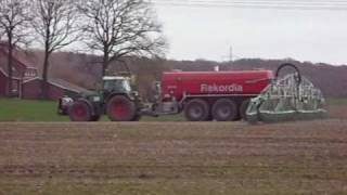 Güllen mit Fendt 930 und Meyer Lohne Rekordia Tridem ML 24000 L  Spenge [upl. by Eislehc694]