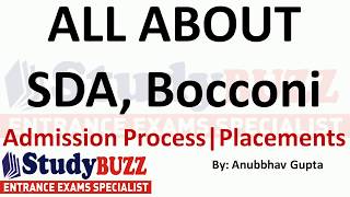 All about SDA Bocconi  Fees structure placements cut offs admission process [upl. by Gavrah]