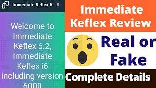 Immediate Keflex Real or Fake  Immediate Keflex Platform Review  Immediate Keflex 62  Keflex i6 [upl. by Nuahc227]