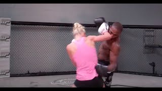 Holly Holm and Jon Jones Training Together [upl. by Lacsap]