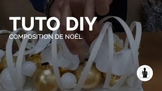 TUTO DIY  Composition de Noël  Max le fleuriste [upl. by Mccafferty]