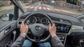 Volkswagen Touran III 2019  4K POV Test Drive 188 Joe Black [upl. by Eniotna578]