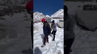 Everest Base Camp Khumbu Glaciers shortsfeed trektravel trekplus everest everesthike [upl. by Nevart]