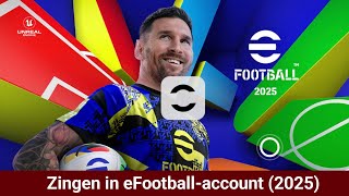 Hoe log ik in op een efootballaccount 2025  Inloggen op efootball [upl. by Berte14]