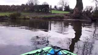 Intex Challenger K1 Kayak First Canal Trip Commentary And Thoughts [upl. by Acinor]