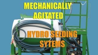 Turbo Turf Mechanically Agitated Hydro Seeding Sytems [upl. by Ahsilam865]