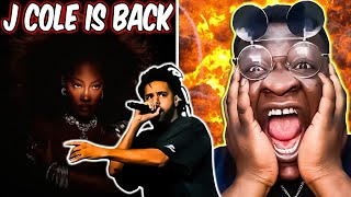 JColes Redemption Arc STARTS NOW  Tems  Free Fall Visualizer ft J Cole REACTION [upl. by Idyh]