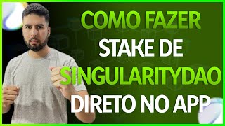 🧠 SingularityDAO SDAO como colocar em stake no seu aplicativo [upl. by Silsbye110]