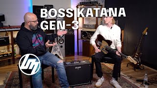 Boss Katana Gen3 Review  using the app Better Music [upl. by Nyltyak]