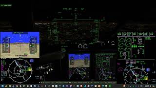 XP12 CL650 Kathmandu VNKT RNP approach and landing [upl. by Rothstein]