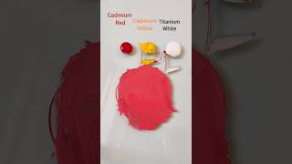 How to create pyrrole redart artist redcolor acrylicpainting oilpainting color colormixing [upl. by Arrimat768]