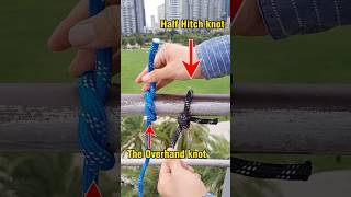 Mastering Knots Overhand Knot vs Half Hitch Basics  Key Differences Explained knot knots [upl. by Leval620]