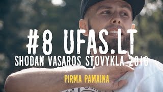 8 UFAS gatves sokiai Šokio Revoliucija 2016 Kyokushin Karate Vasaros stovykla [upl. by Berlin455]