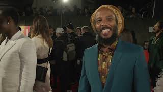 Ziggy Marley  Red Carpet Interview in London UK  Bob Marley One Love Premiere January 30 2024 [upl. by Eenafit]