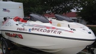 1998 Speedster seadoo speedtest [upl. by Onek]