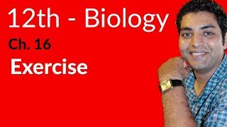 FSc Biology Book 2  Exercise ch 16 Support and Movements  12th Class Biology [upl. by Kaja119]