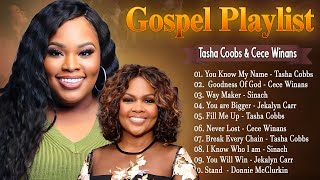 Gospel Playlist 2024 🎶 Old School Gospel Songs Black 🎶 Gospel Singers Cece Winans Tasha Cobbs [upl. by Ashelman]