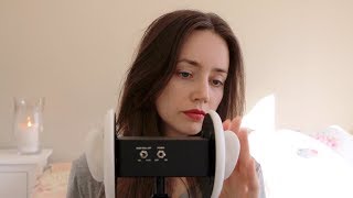 ASMR Ear Massage Tapping amp Scratching  Ear Cupping amp Finger Sounds [upl. by Guarino29]