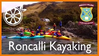 Roncalli Kayaks the Hurunui River  Outdoor Education 2015 [upl. by Akemyt]