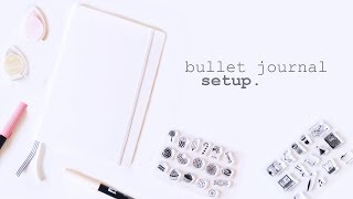 Bullet Journal Setup 2017 [upl. by Kinsler]