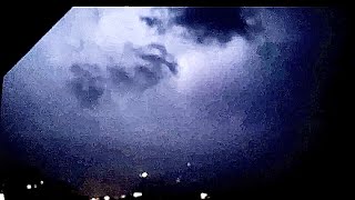 Human face appears in lightning storm over Gold Coast Australia 🕊️ [upl. by Erkan724]