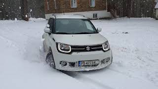 Suzuki Ignis ALLRAD Drift in The Snow ESP OFF [upl. by Eecal]