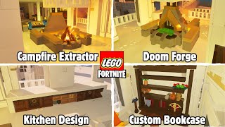 Top 3 NEW BESPOKE Furniture Designs to Inspire You In Lego Fortnite [upl. by Adnilemreh]