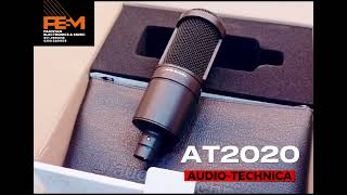 AudioTechnica AT2020 Condenser Microphone ideal for Home amp Project Studios [upl. by Akinuahs]