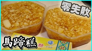 【馬蹄糕】簡易好味馬蹄糕做法 Water Chestnut Cake｜沙先生料理 [upl. by Annavoig]