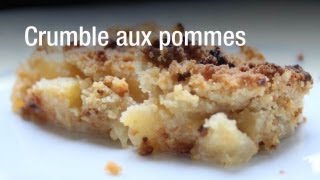 Recette du crumble aux pommes [upl. by Skantze556]