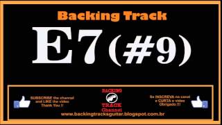 Backing Track E7 9 [upl. by Hardi404]