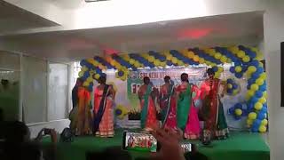 Vachinde dance performance by new vision clg girls [upl. by Claribel]