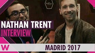 Nathan Trent Austria 2017 Interview  Eurovision PreParty Spain Madrid 2017 [upl. by Essam]