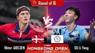 ⚪LIVE SCORE  Viktor AXELSEN DEN vs SU Li Yang TPE  Hongkong Open 2024 Badminton [upl. by Samale]