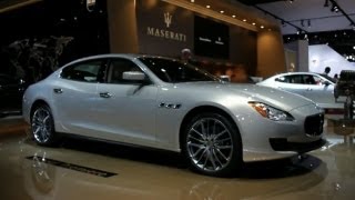 Maserati CEO Talks 2014 Maserati Quattroporte and More  2013 Detroit Auto Show  CAR and DRIVER [upl. by Aihsekram]