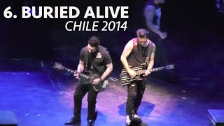 Avenged Sevenfold  Buried Alive MultiCam  Chile 2014 HD HQ Enhanced Sound [upl. by Rimisac384]