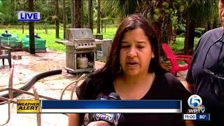 Loxahatchee residents describe moments possible tornado hit area Monday morning [upl. by Eityak]