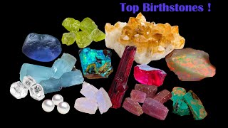 TOP TEN Birthstones healingcrystals [upl. by Carleen]