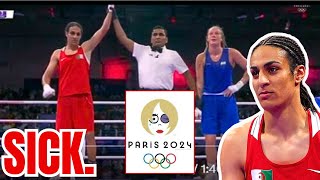 Male Boxer Imene Khelif DEFEATS Another Woman STEALING Olympic Medal from ACTUAL FEMALES [upl. by Alcus819]