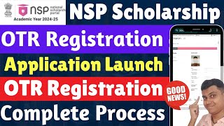 NSP OTR 😍 Application Launched🔥Direct Link to Download☑️  NSP OTR Registration Full Process 2024 🕺 [upl. by Oinoitna195]