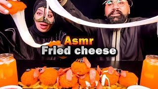 MUKBANG ASMR FRIED CHEESE No Talking [upl. by Padgett111]