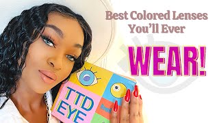 Affordable Colored Contact Lenses For Dark Eyes  TTDEYE Review [upl. by Ecenaj]