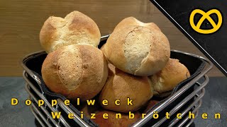 Weizenbrötchen Sonntagsbrötchen zum selber machen Rezept [upl. by Ahsieyk15]