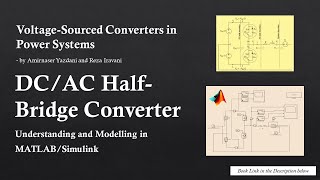 Understand and Model DCAC HalfBridge Converter  MATLABSimulink  VSC Yazdani  PWM [upl. by Tiersten]